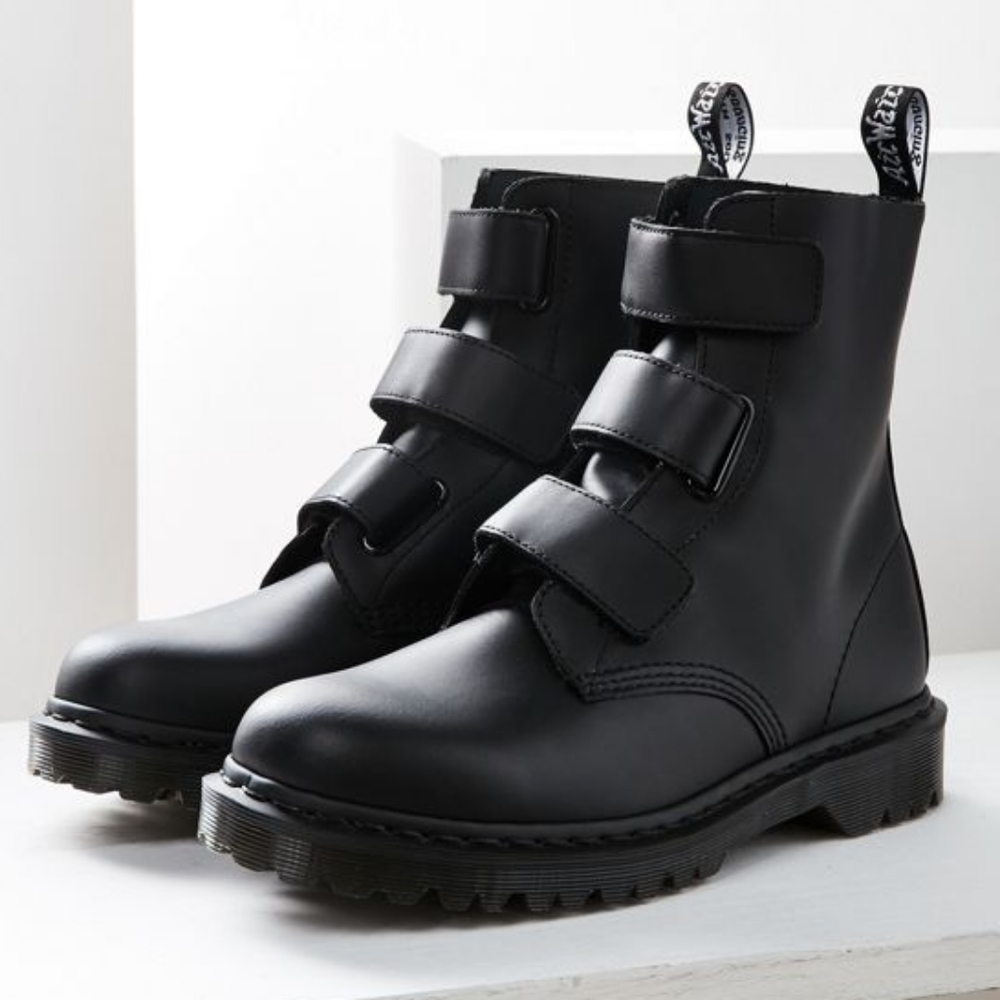 Rare Dr Martens Coralia Velcro Boots Gem